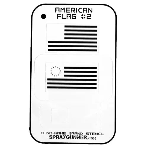 NO-NAME Brand American Flag Stencils NO-NAME brand