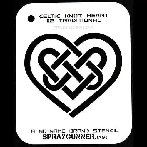 NO-NAME Brand Celtic Heart Stencils Full Set (All Sizes) NO-NAME brand