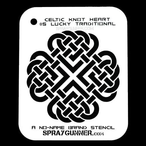 Celtic Heart Stencil for airbrushing by NO-NAME Brand - (Large)