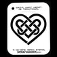 Celtic Heart Stencil for airbrushing by NO-NAME Brand - (Large)