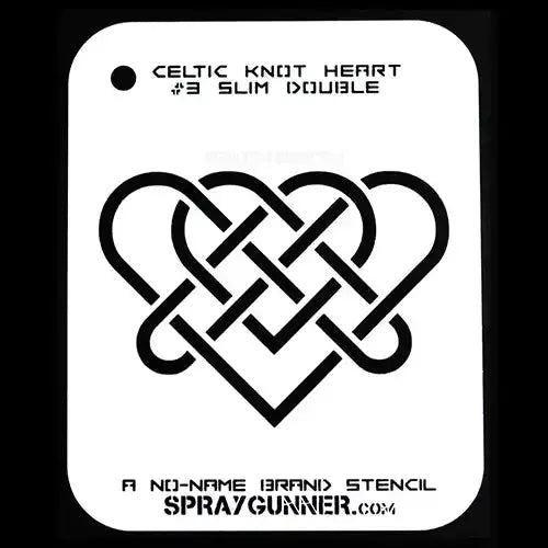 Celtic Heart Stencil for airbrushing by NO-NAME Brand - (Large)