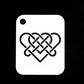 Celtic Heart Stencil for airbrushing by NO-NAME Brand - (Small)