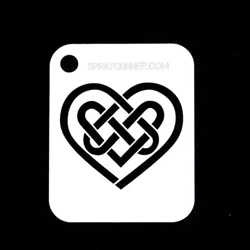 NO-NAME Brand Celtic Heart Stencils (Small) NO-NAME brand