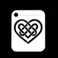 Celtic Heart Stencil for airbrushing by NO-NAME Brand - (Small)