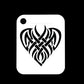 Celtic Heart Stencil for airbrushing by NO-NAME Brand - (Small)