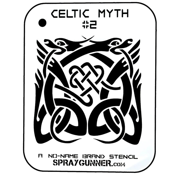 Celtic Myth #2 Stencil for airbrushing by NO-NAME Brand