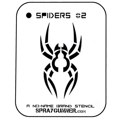 Spider #2 Stencil for airbrushing by NO-NAME Brand