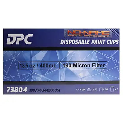 NO-NAME Disposable Paint Cup Kits (50 ct) 190 Micron – 1.0 STYLE