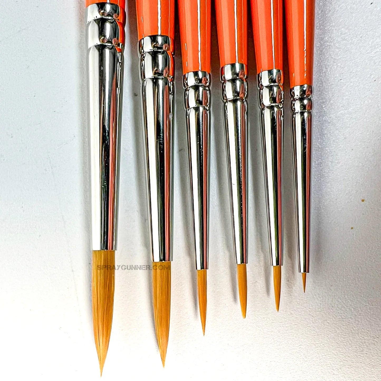 IONIC Basic Paint Set for Miniatures + NO-NAME Synthetic Round Brush Set