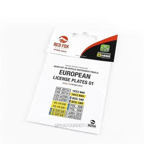 1/24 European License plates vol.01