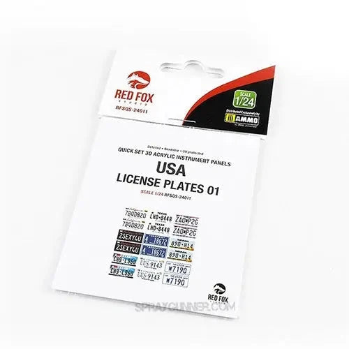 1/24 USA License plates vol.01