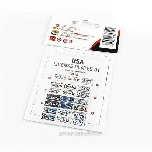 1/24 USA License plates vol.01