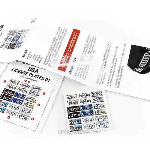 1/24 USA License plates vol.01