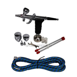 Pistol Trigger Gravity Feed Airbrush Set with hose by NO-NAME Brand NO-NAME brand