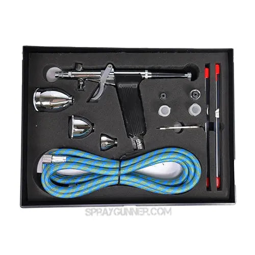 Pistol Trigger Gravity Feed Airbrush Set with hose by NO-NAME Brand NO-NAME brand