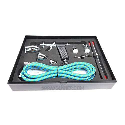 Pistol Trigger Gravity Feed Airbrush Set with hose by NO-NAME Brand NO-NAME brand