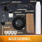 Professional Airbrush Art Kit: 8-Piece Siphon Feed Airbrush Set with Compressor