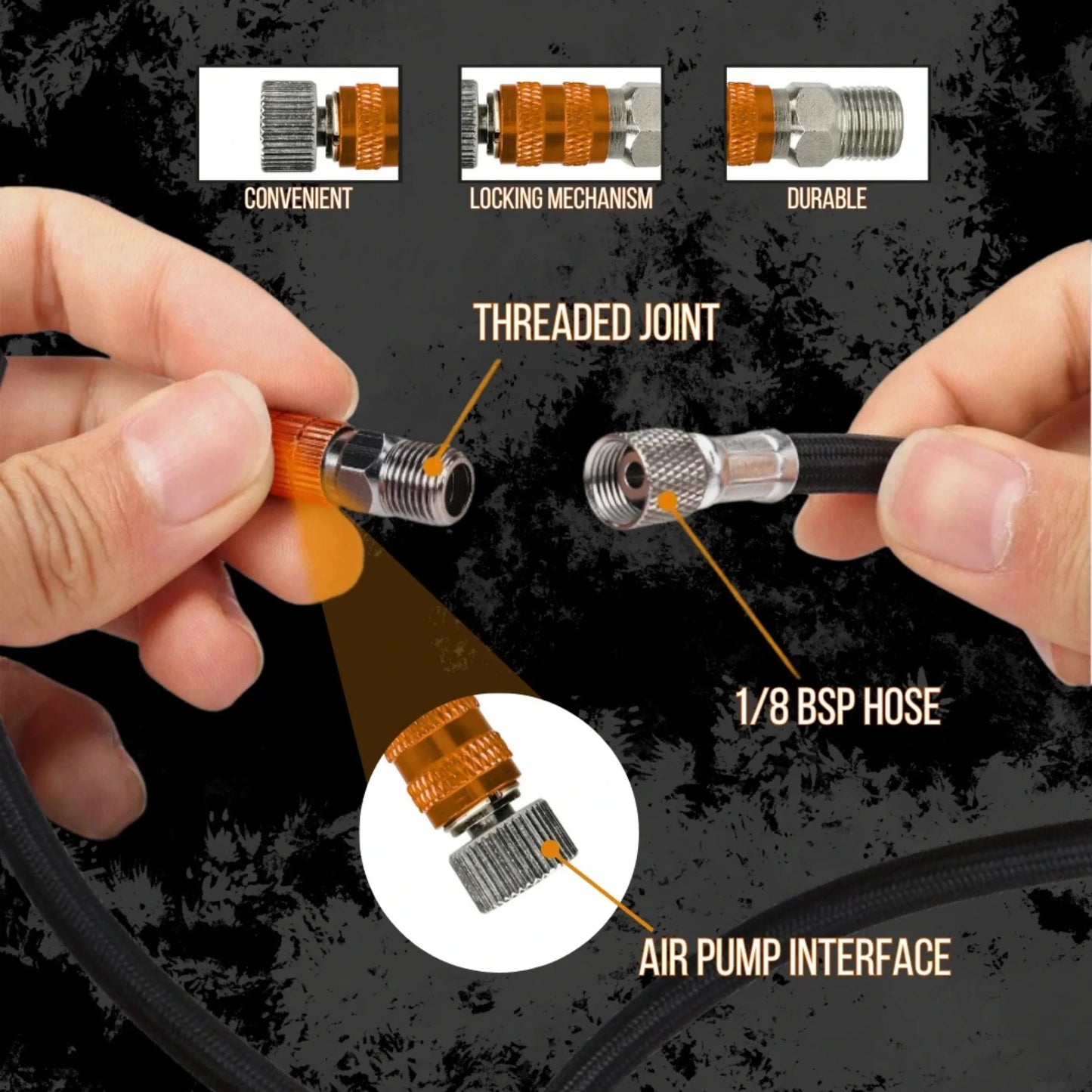 Airbrush Quick Coupling Set by NO-NAME Brand