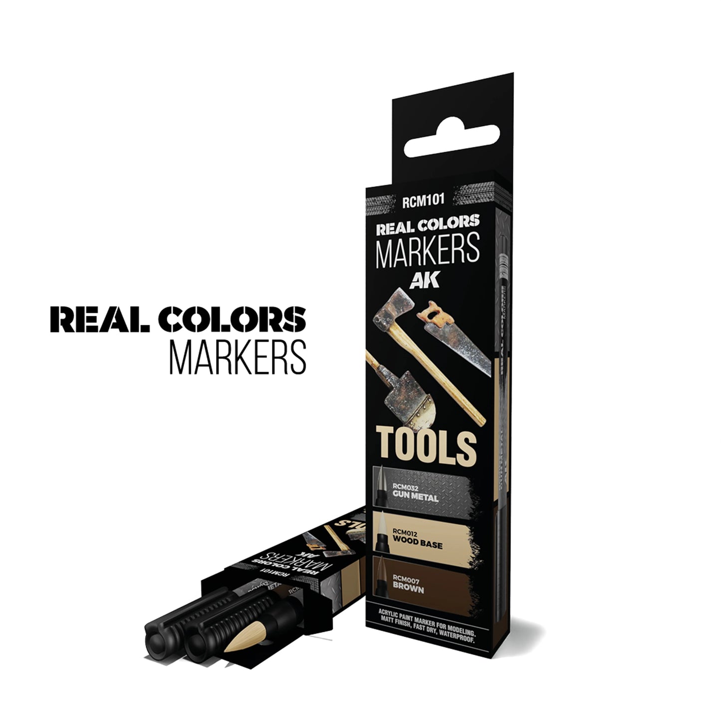 AK Interactive Real Colors Markers - Tool Set (x3)