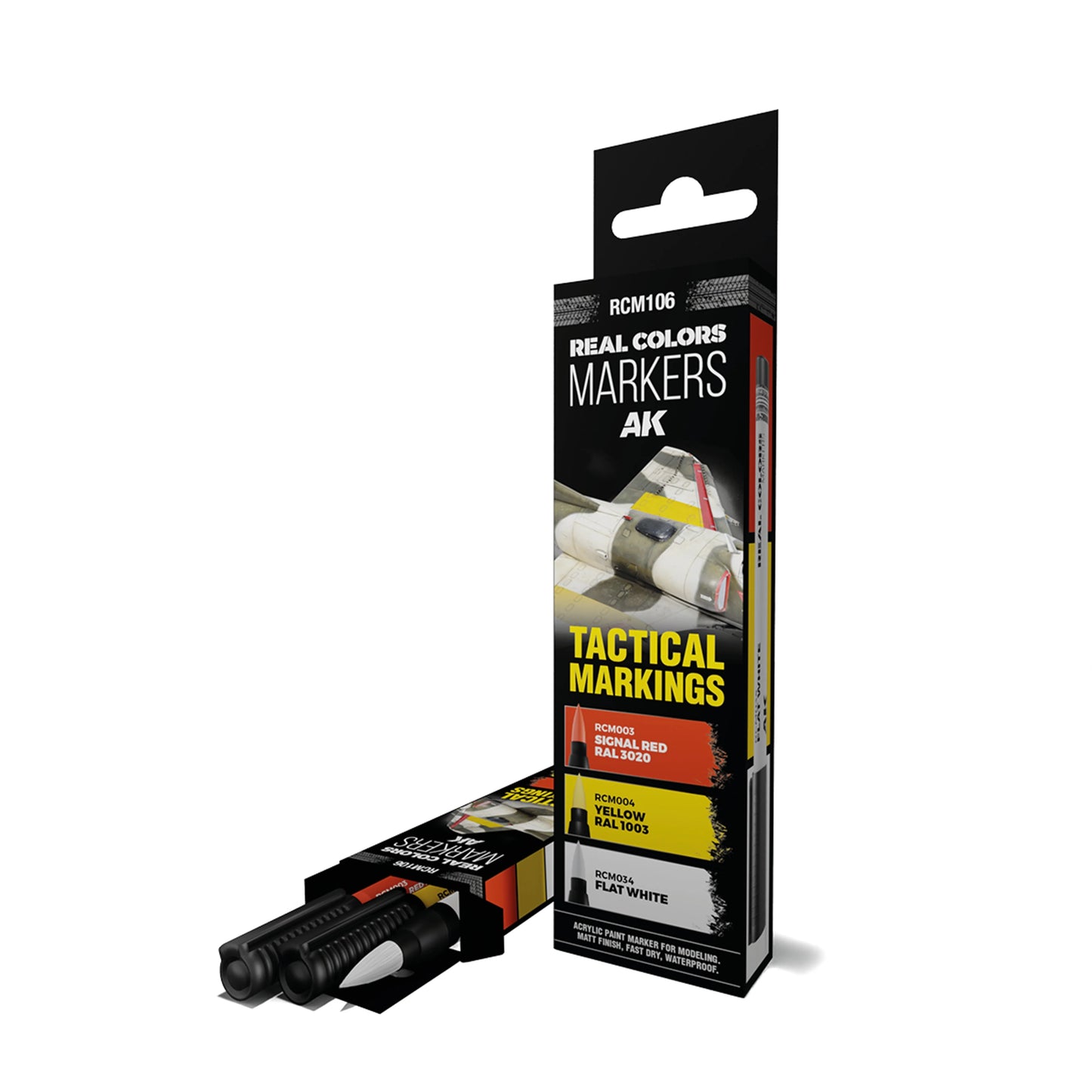 AK Interactive Real Colors Markers - Tactical Markings Set (x3)