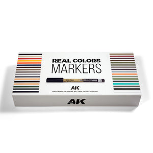 AK Interactive Real Colors Markers - Special Box Set (x34)