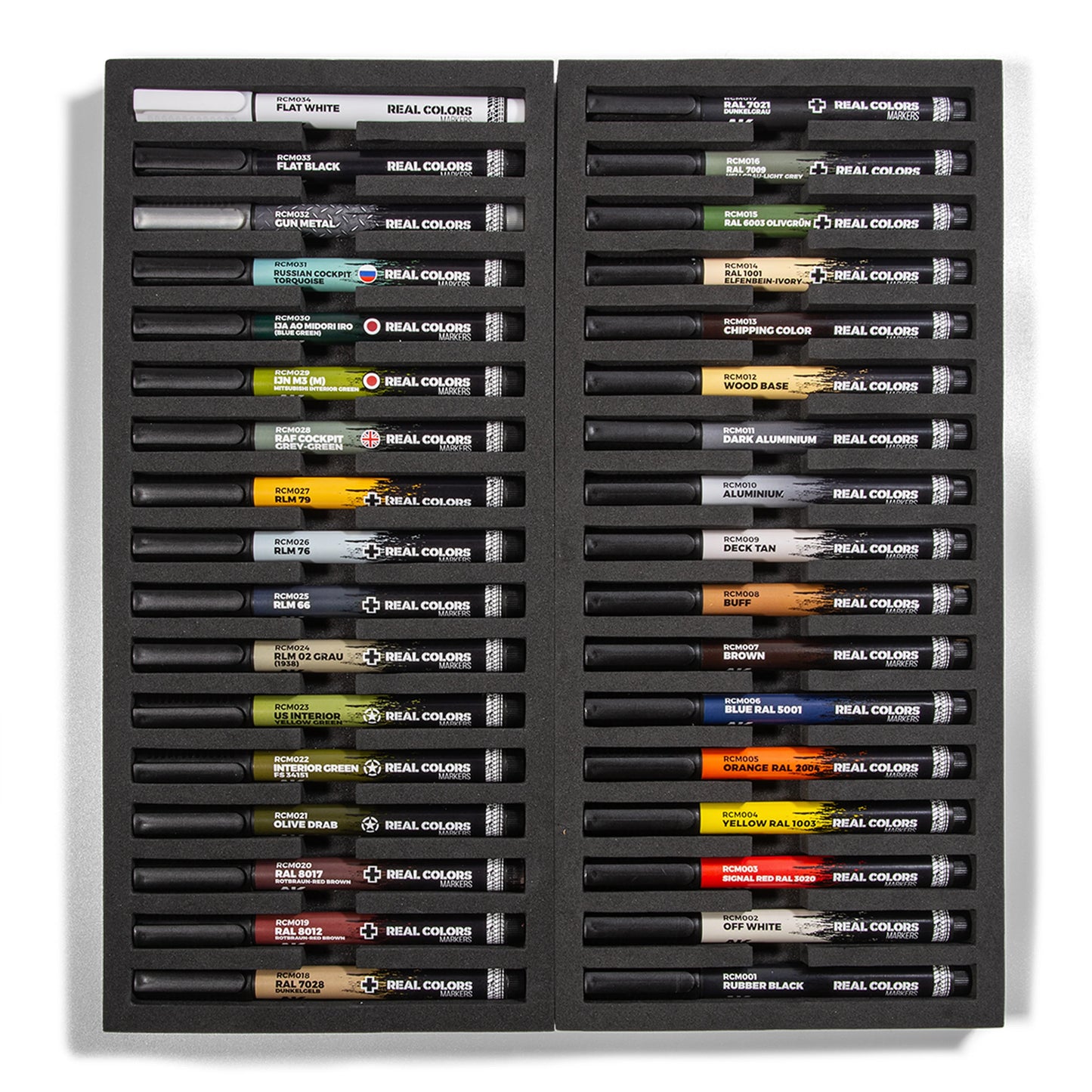 AK Interactive Real Colors Markers - Special Box Set (x34)