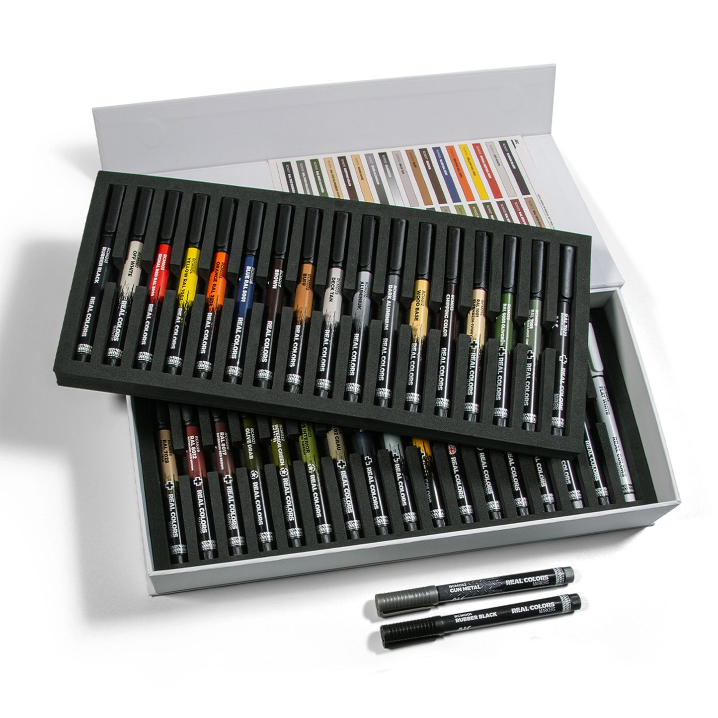 AK Interactive Real Colors Markers - Special Box Set (x34)