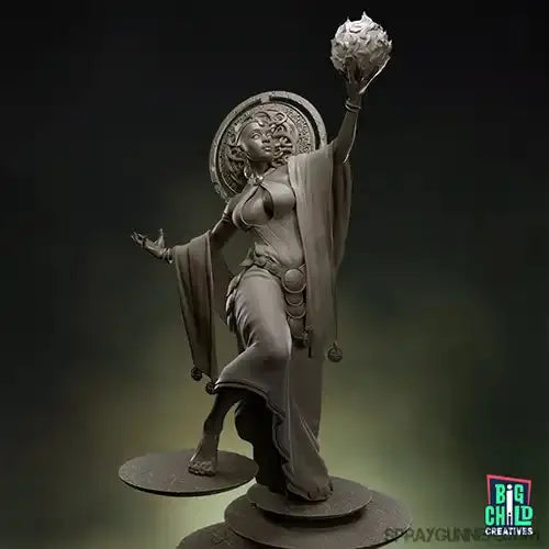 Rashida Priestess of the Mystic Circle [Songs of War Series] 75 mm Big Child Creatives