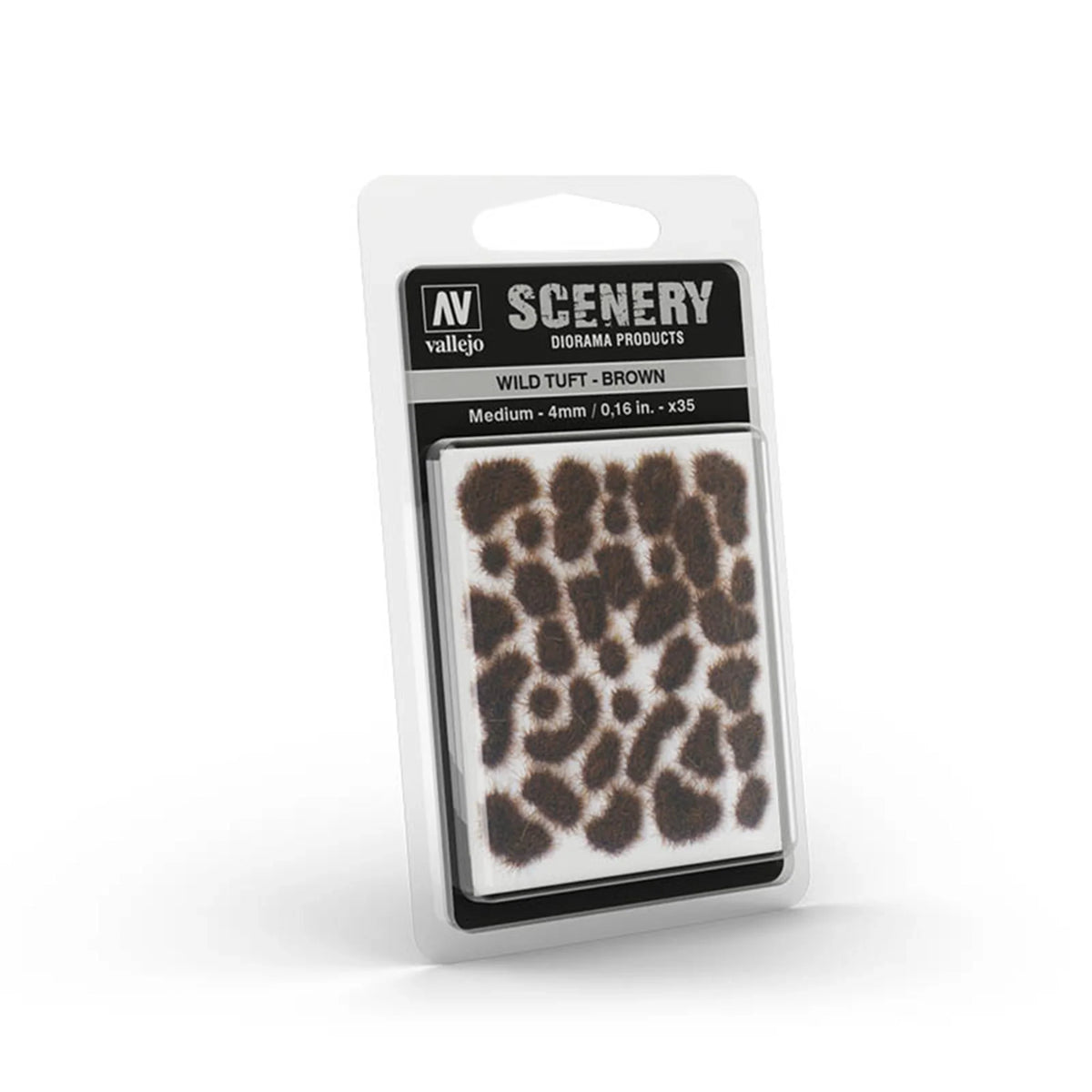 Vallejo Scenery: Wild Tuft – Brown (4mm)