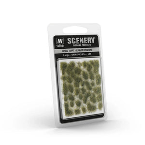 Vallejo Scenery: Wild Tuft – Light Brown (6mm)
