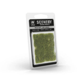 Vallejo Scenery: Wild Tuft – Dry Green (12mm)
