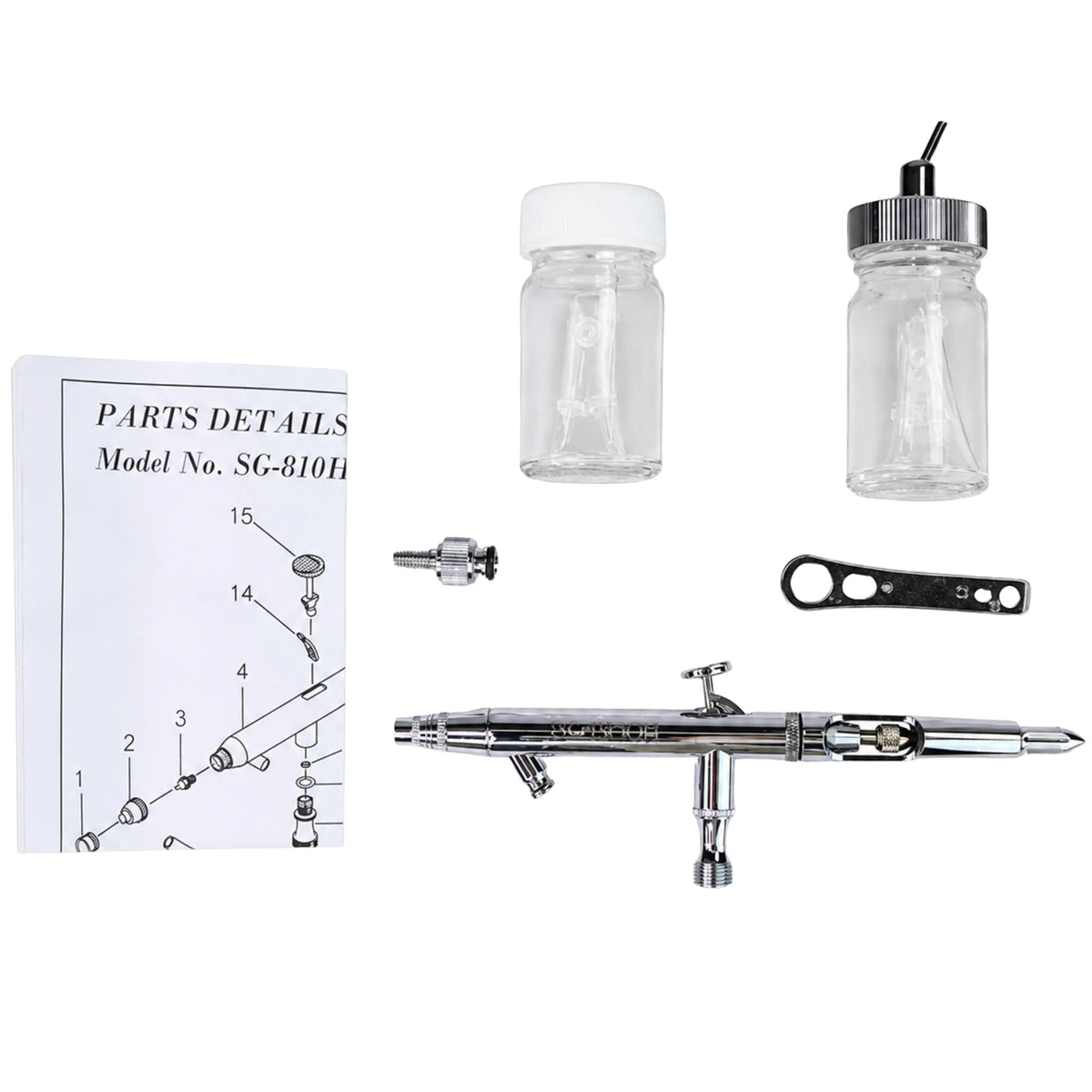 0.5mm Siphon Feed Air Brush Kit by NO-NAME Brand