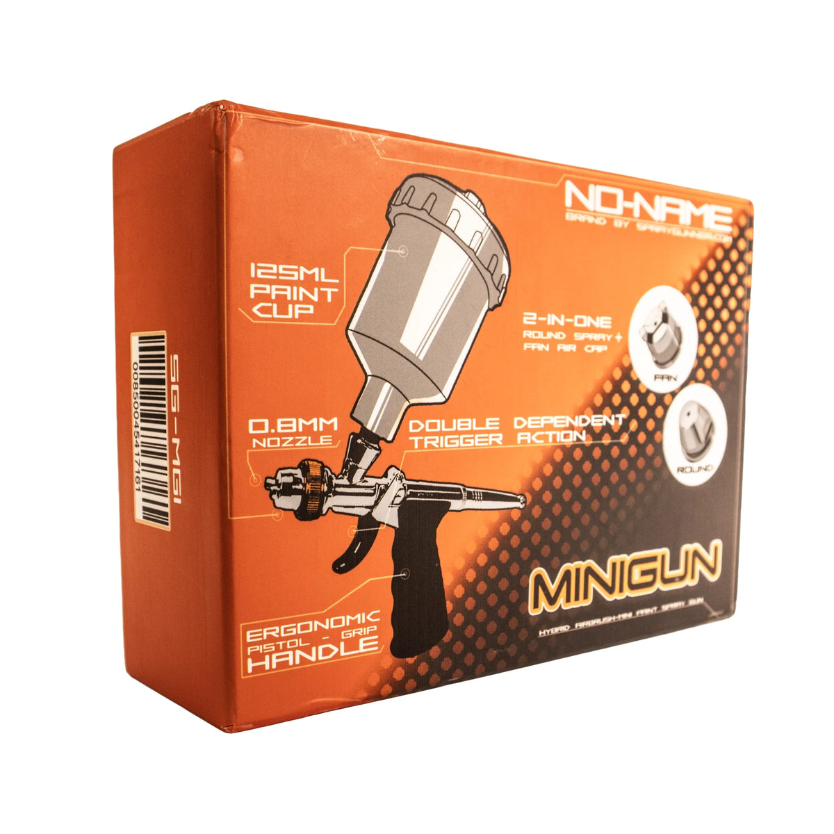 NO-NAME Minigun 0.8mm Airbrush | Pistol Grip Trigger Spray Gun