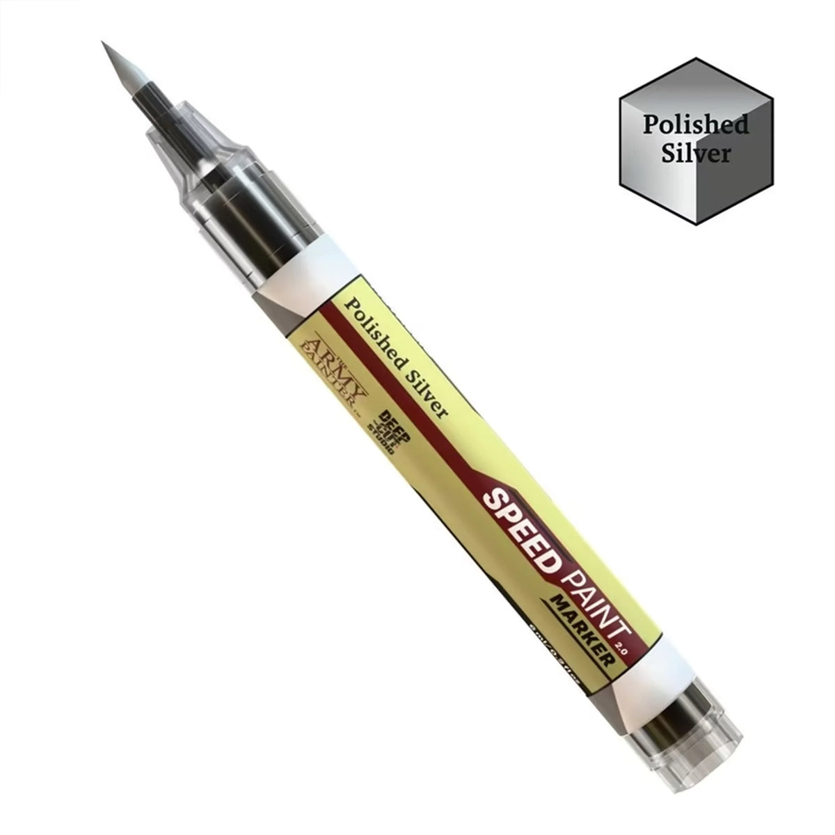 THE ARMY PAINTER: Speedpaint Marker – Polished Silver