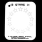 Thirteen Stars #1 Stencil for airbrushing by NO-NAME Brand