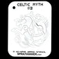 Celtic Myth #3 Stencil for airbrushing by NO-NAME Brand