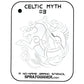 Celtic Myth #3 Stencil for airbrushing by NO-NAME Brand