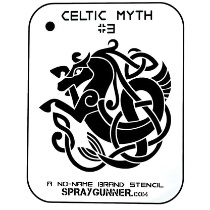 Celtic Myth #3 Stencil for airbrushing by NO-NAME Brand