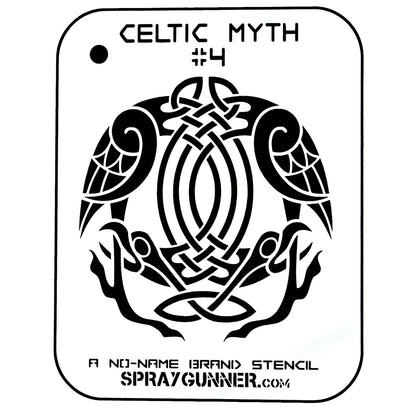 Celtic Myth #4 Stencil for airbrushing by NO-NAME Brand