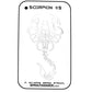 Scorpion #5 Stencil for airbrushing by NO-NAME Brand