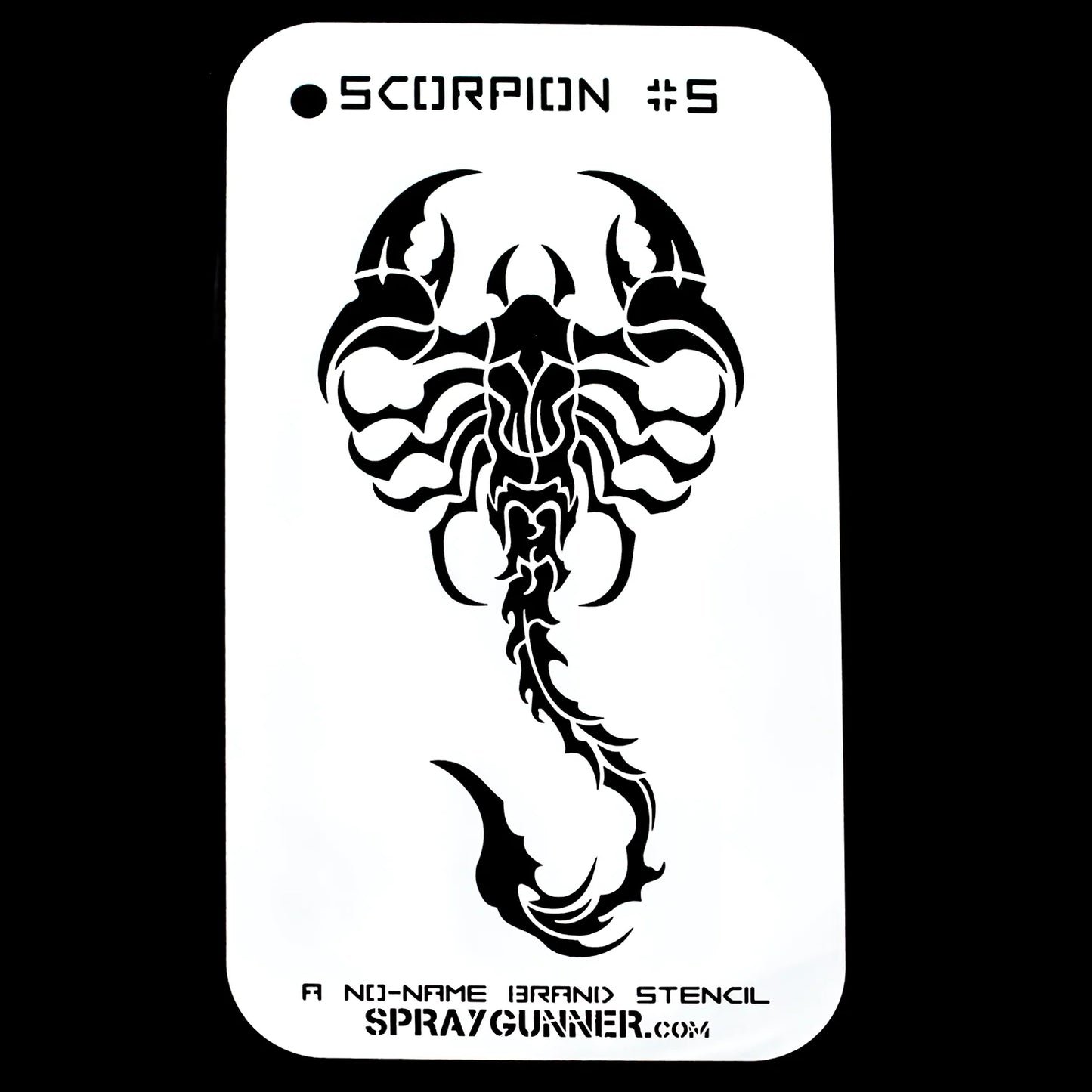 Scorpion #5 Stencil for airbrushing by NO-NAME Brand