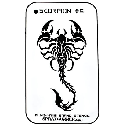 Scorpion #5 Stencil for airbrushing by NO-NAME Brand