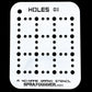 Holes #1 Stencil for airbrushing by NO-NAME Brand