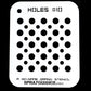 Holes #10 Stencil for airbrushing by NO-NAME Brand
