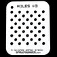 Holes #3 Stencil for airbrushing by NO-NAME Brand