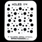 Holes #4 Stencil for airbrushing by NO-NAME Brand
