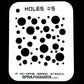 Holes #5 Stencil for airbrushing by NO-NAME Brand
