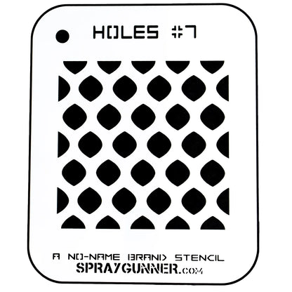 Hole #7 Stencil for airbrushing by NO-NAME Brand
