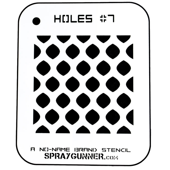 Hole #7 Stencil for airbrushing by NO-NAME Brand