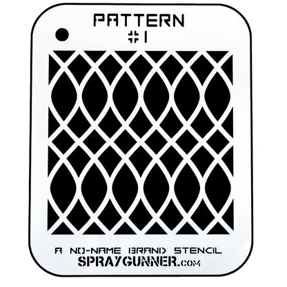 Pattern #1 Stencil for airbrushing by NO-NAME Brand